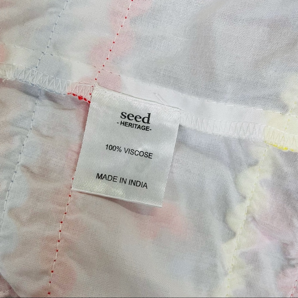 Seed. Off the Shoulder Boho Top. Size L - Picture 8 of 8